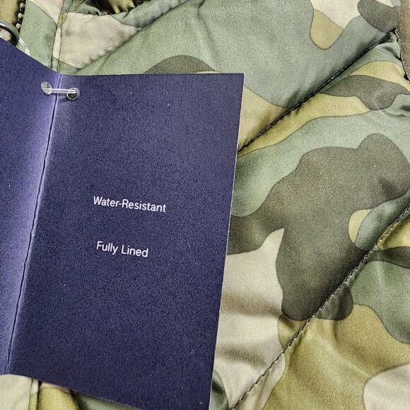 GAP Kids Girls Size Small Camouflage Heart Print Vest Water Resistant Lined NEW - Picture 3 of 11